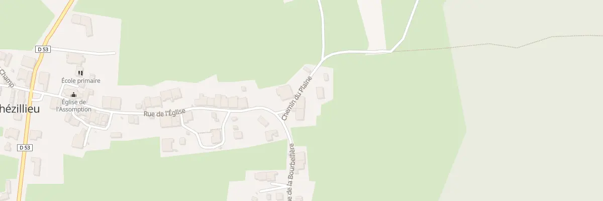 Plan du 42 Che du Plaine à Plateau d’Hauteville