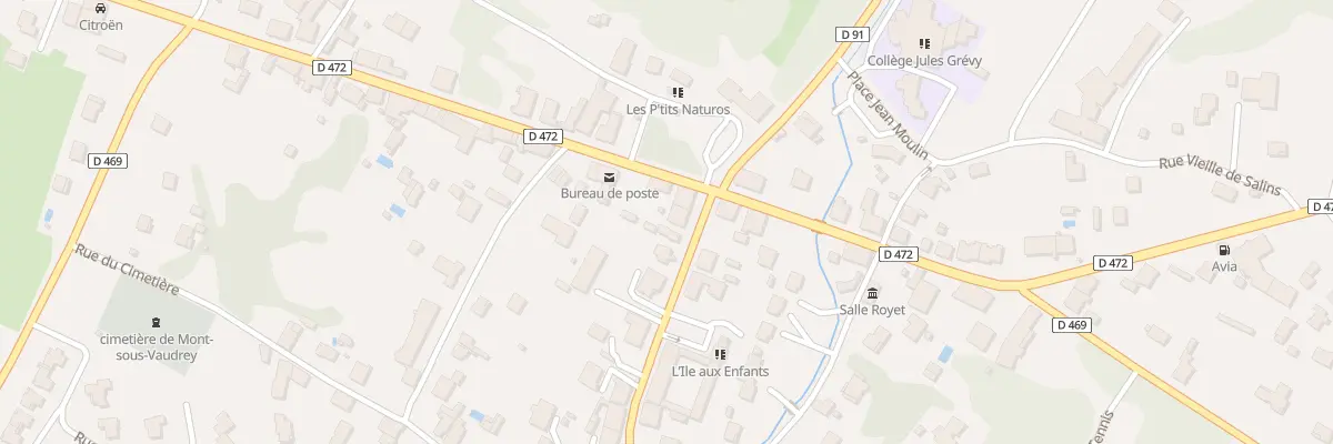 Plan du 6 Rue Jules Grevy à Mont-sous-Vaudrey