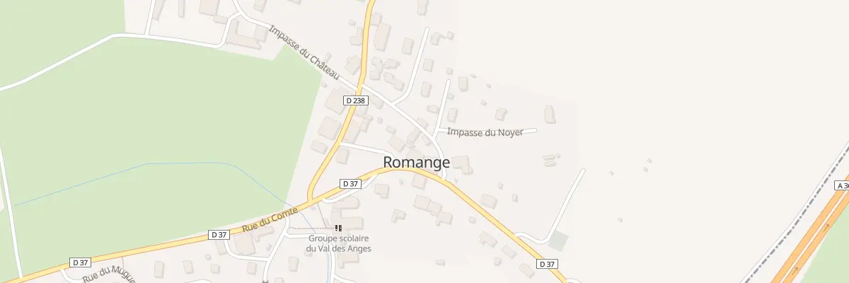 Plan du 3 Rue de l’Eglise à Romange