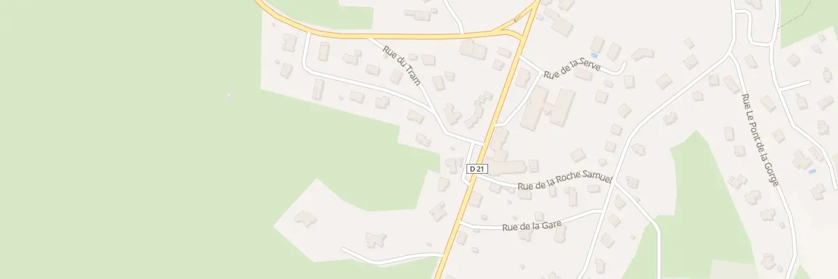 Plan du 45 Pl de la Gare à Brénod