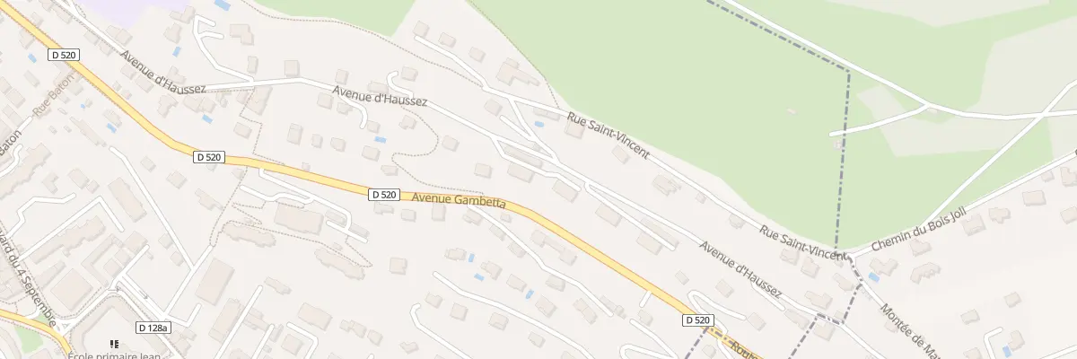 Plan du 52 Av d’Haussez à Voiron