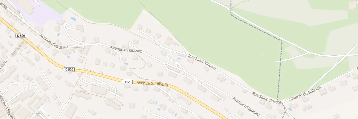 Plan du 80 Rue Saint-Vincent à Voiron