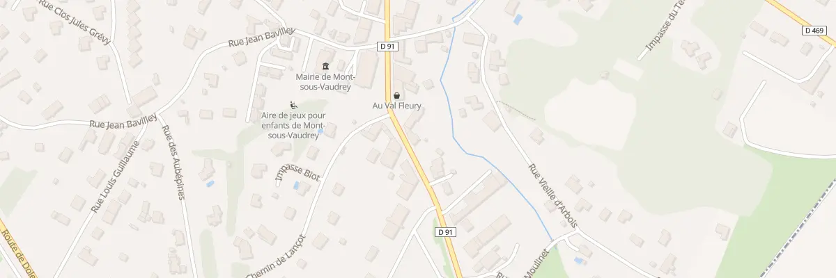 Plan du 3 Rue du Doc Fortunat Pactet à Mont-sous-Vaudrey