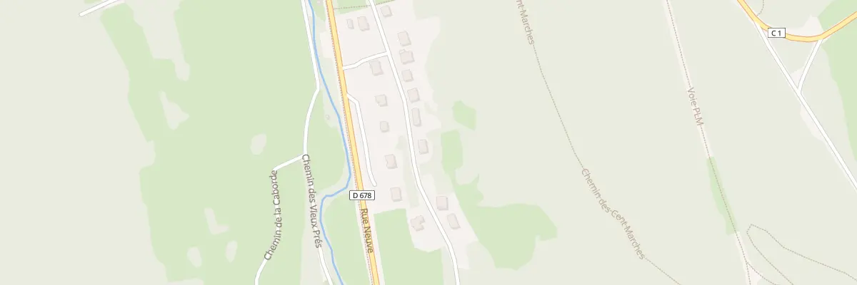 Plan du 13 Rue de la Baumette à Conliège