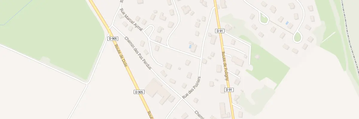 Plan du 12 Rue des Poiriers à Mont-sous-Vaudrey