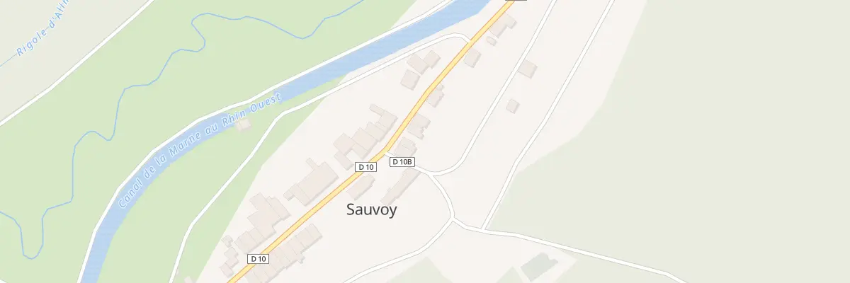 Plan du 17 D No 10 de Grand A Sorcy à Sauvoy