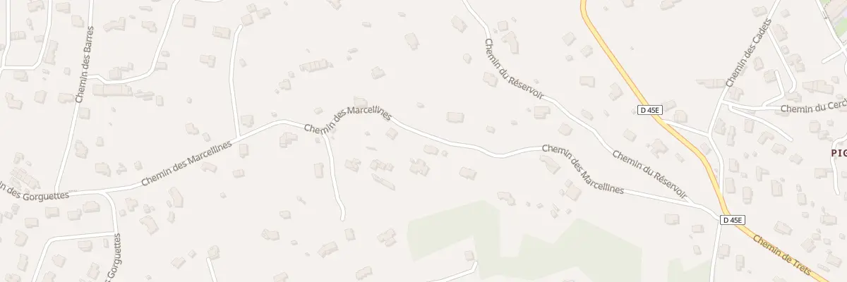 Plan du 24 Che des Marcellines à La Bouilladisse
