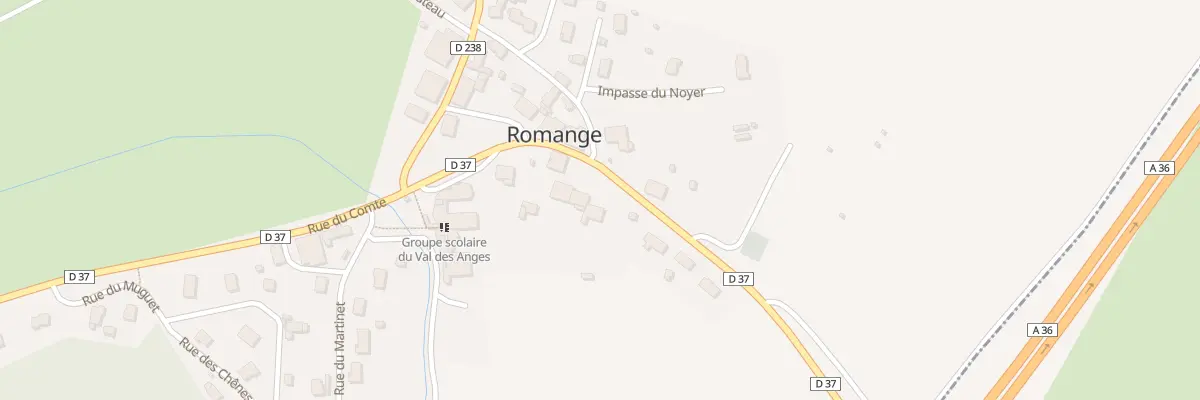 Plan du 7 Rue du Comté à Romange