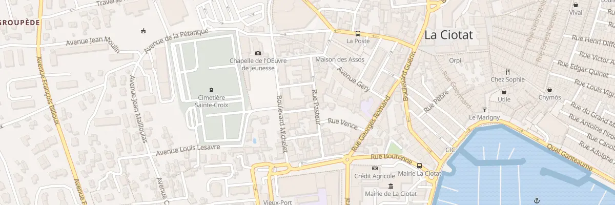 Plan du 12 Rue Dupuy de Lôme à La Ciotat