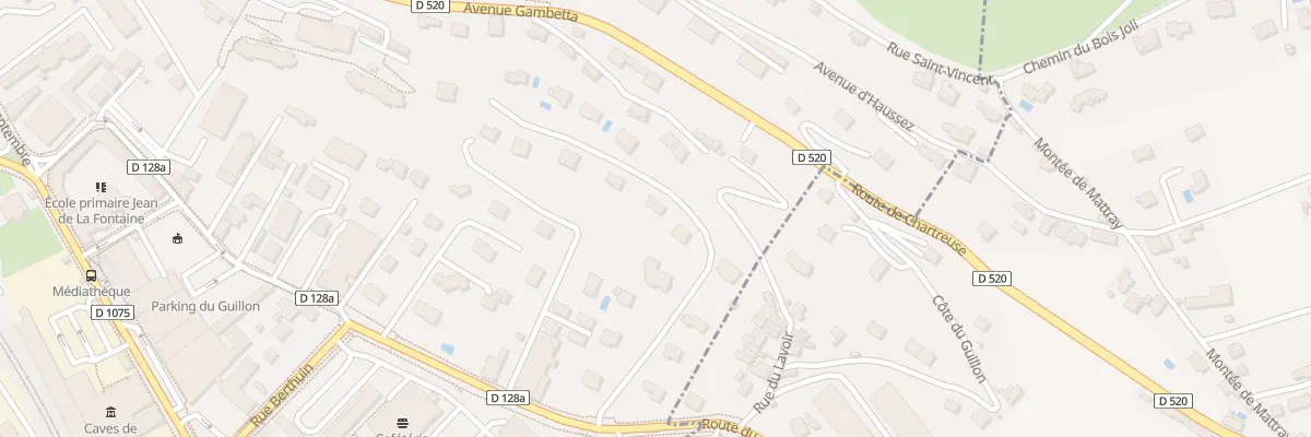 Plan du 11 Rue Noël Perrot-Berton à Voiron