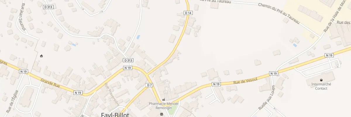 Plan du 14 Rue du Breuil à Fayl-Billot