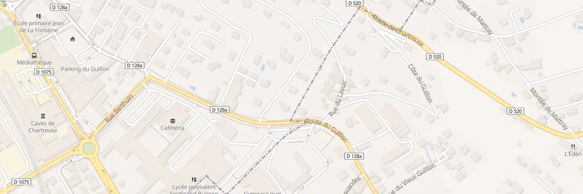 Plan du 4 Rue Noël Perrot-Berton à Voiron