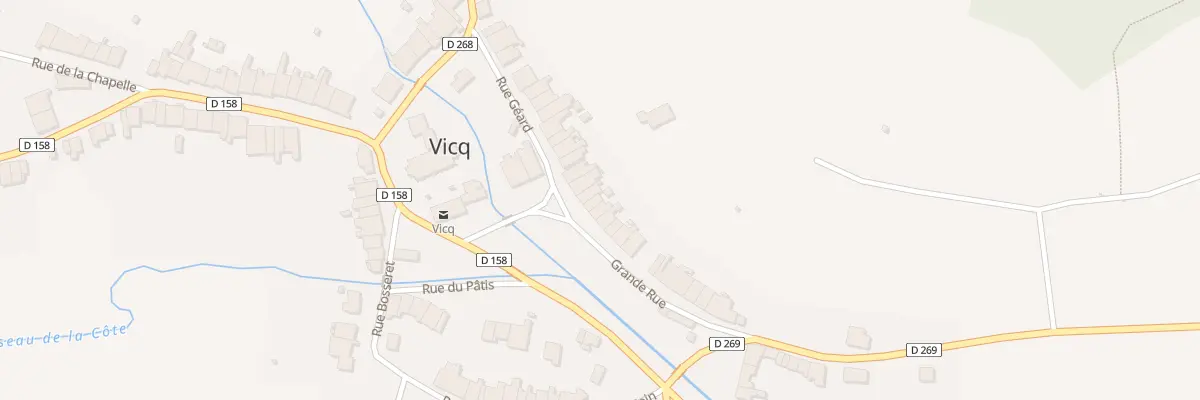 Plan du 8 Gr Grande Rue à Vicq