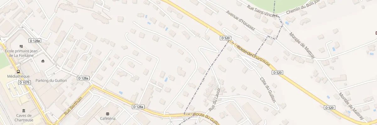 Plan du 9 Rue Noël Perrot-Berton à Voiron
