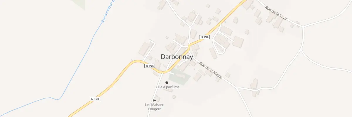 Plan du 181 Rue Philibert à Darbonnay