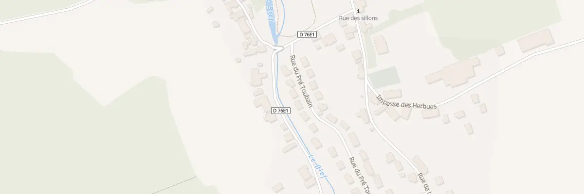 Plan du 6 Rue du Pré Toubain à Éclans-Nenon