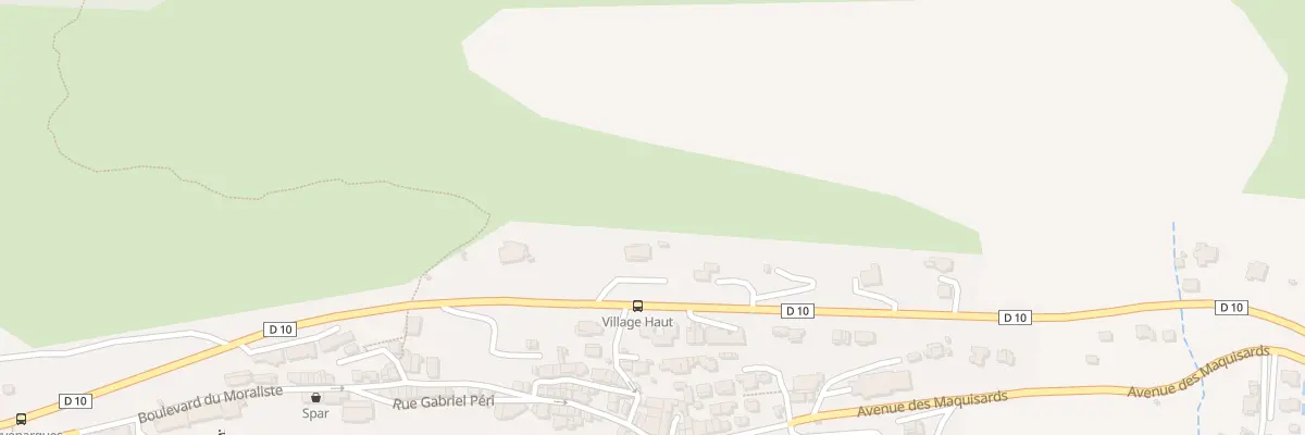 Plan du 521 Rte Rd 10 Le Village à Vauvenargues
