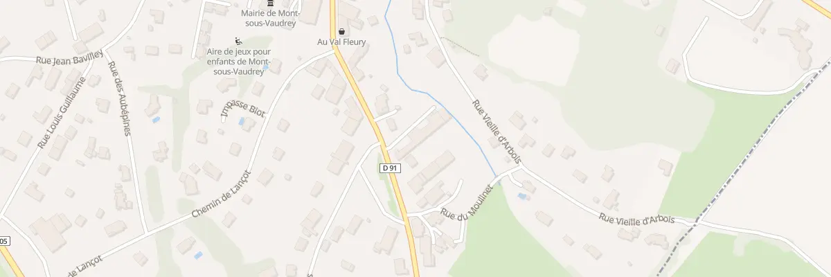 Plan du 11A Rue du Doc Fortunat Pactet à Mont-sous-Vaudrey
