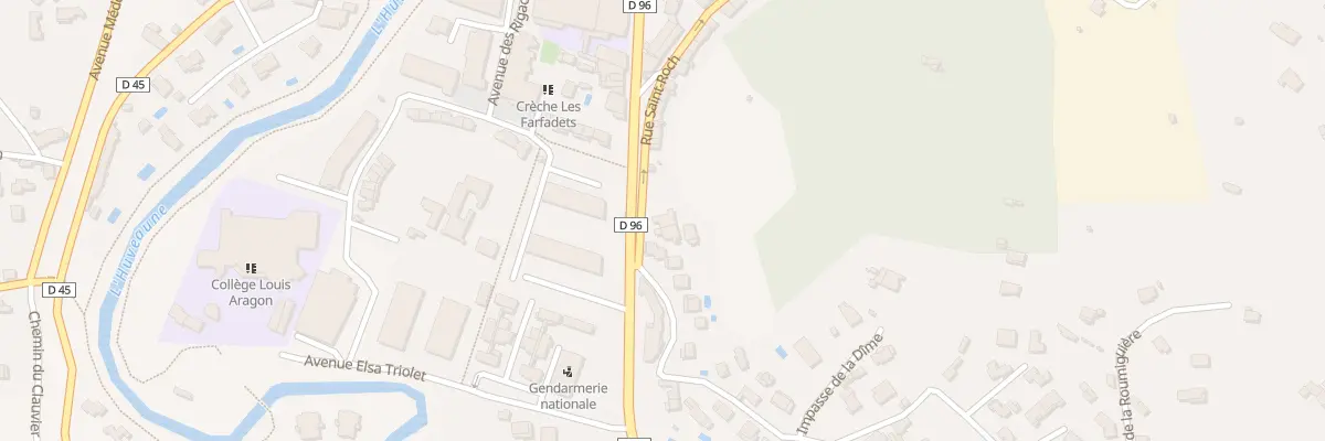 Plan du 21 Rue Saint Roch à Roquevaire