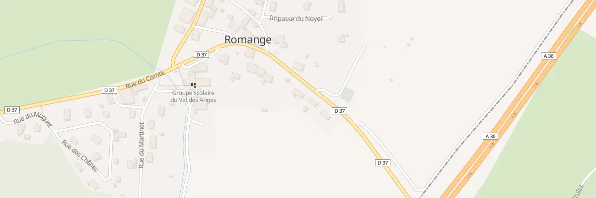 Plan du 5 Rue du Comté à Romange