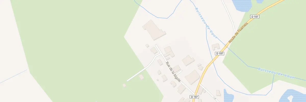Plan du 7 Rue de la Rigole à Foameix-Ornel