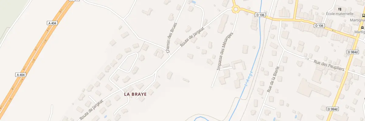 Plan du 217 Rte de Jargeat à Martignat