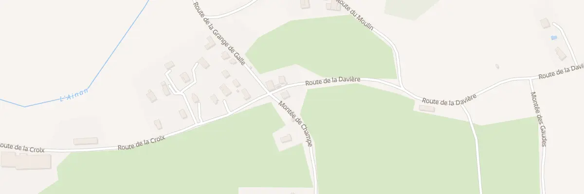 Plan du 21 Mte de Champe à Massieu