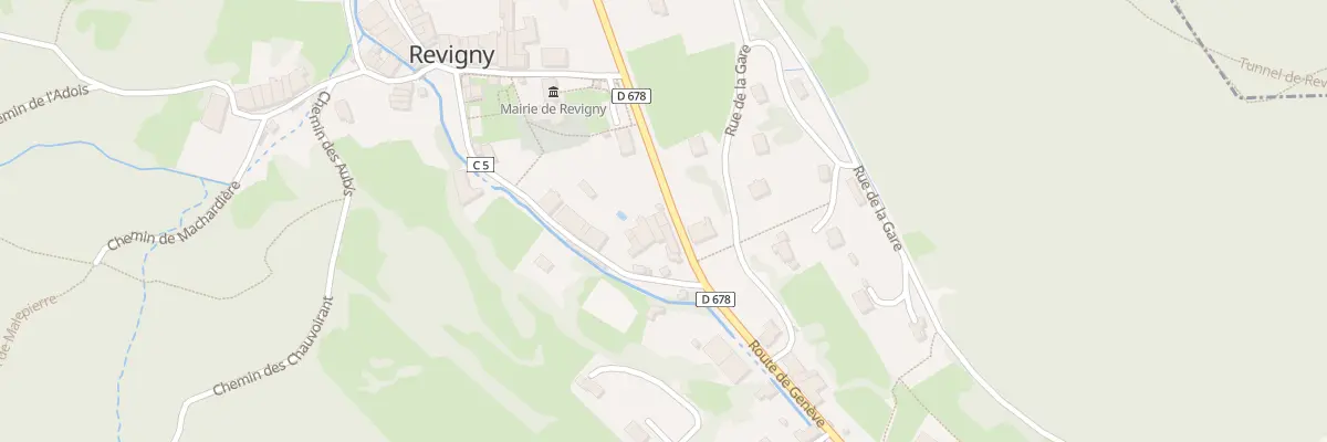 Plan du 764 Rte de Genève à Revigny
