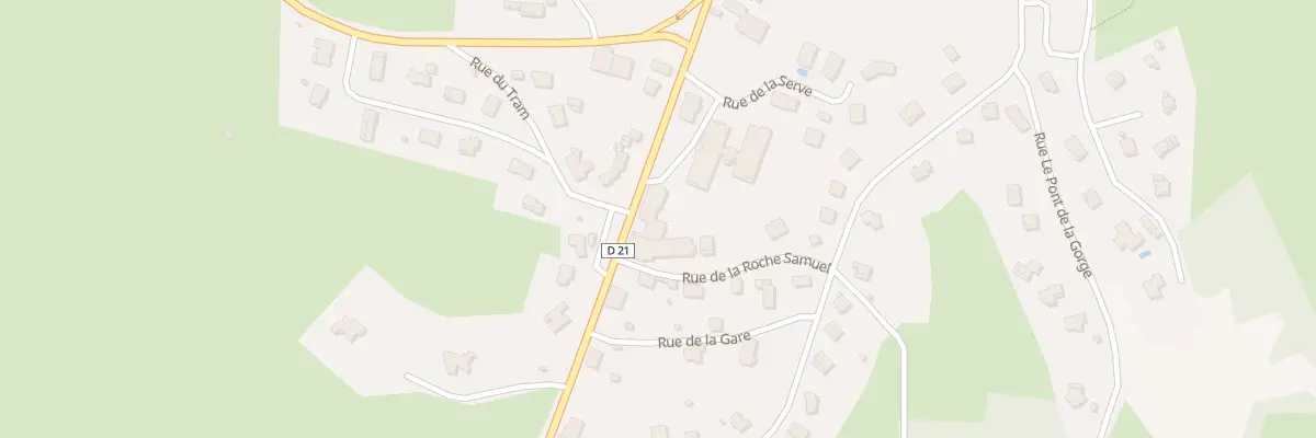 Plan du 65 Rue de la Roche Samuel à Brénod
