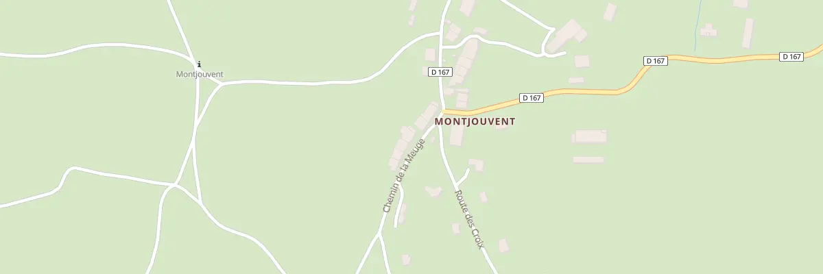 Plan du 6 Che de la Meuge Montjouvent à Sarrogna