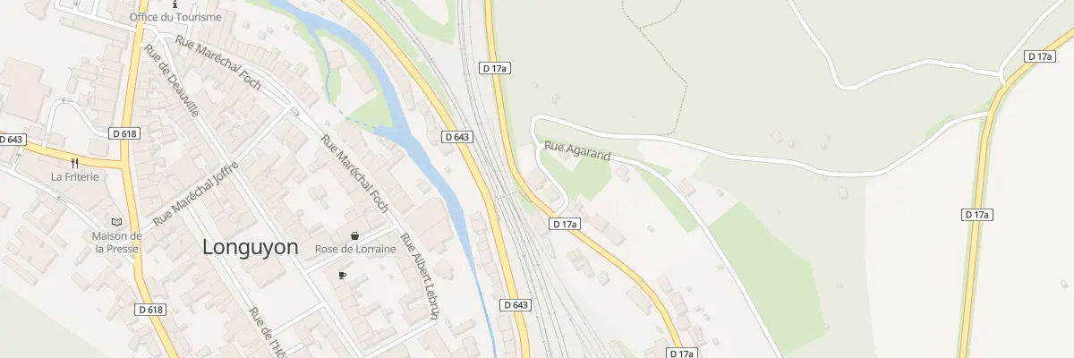 Plan du 8 Rue Raymond Poincaré à Longuyon