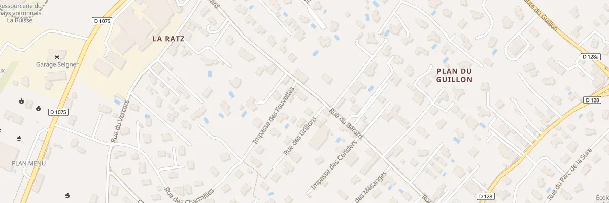 Plan du 347 Rue du Bérard à Coublevie