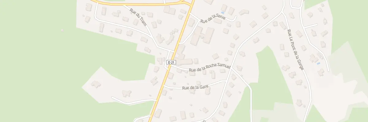 Plan du 25 Rue de la Roche Samuel à Brénod