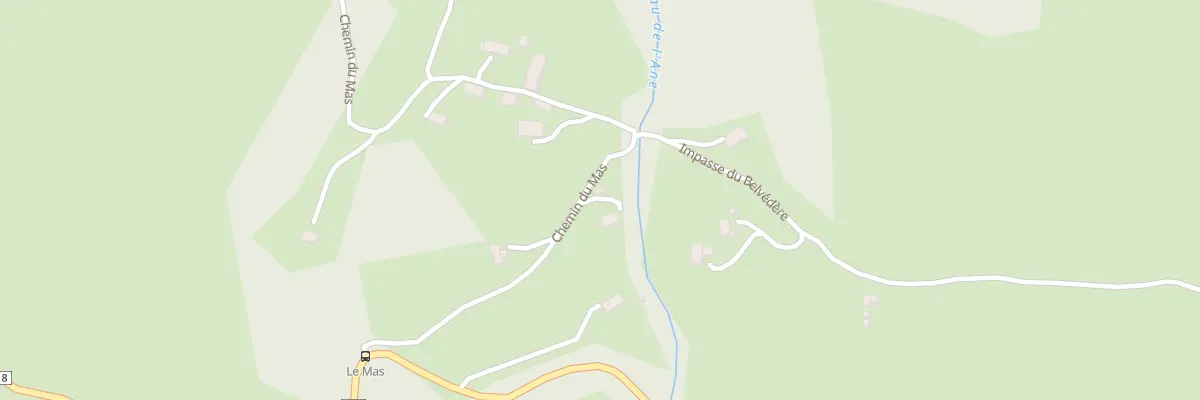 Plan du 240 Che du Mas à Saint-Guillaume