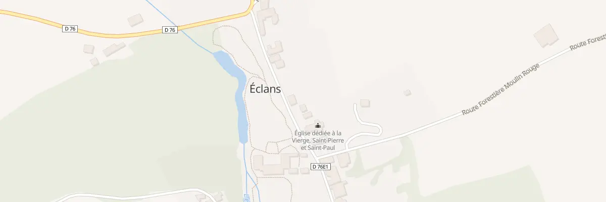Plan du 11 Rue des Anciennes Forges à Éclans-Nenon