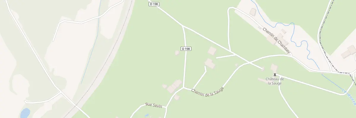 Plan du 172 Che du Bourg à Saint-Lamain