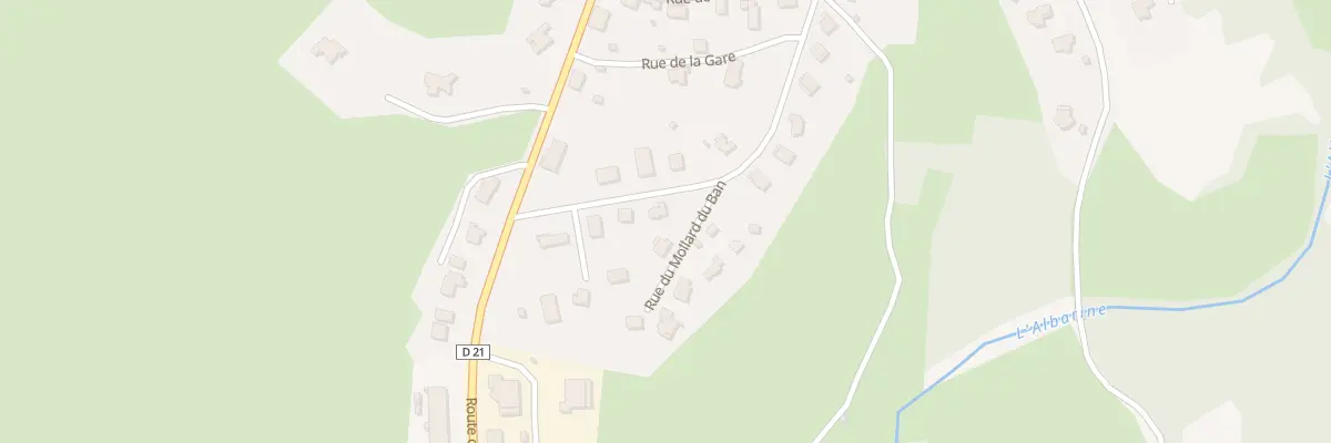 Plan du 195 Rue de la Gendarmerie à Brénod