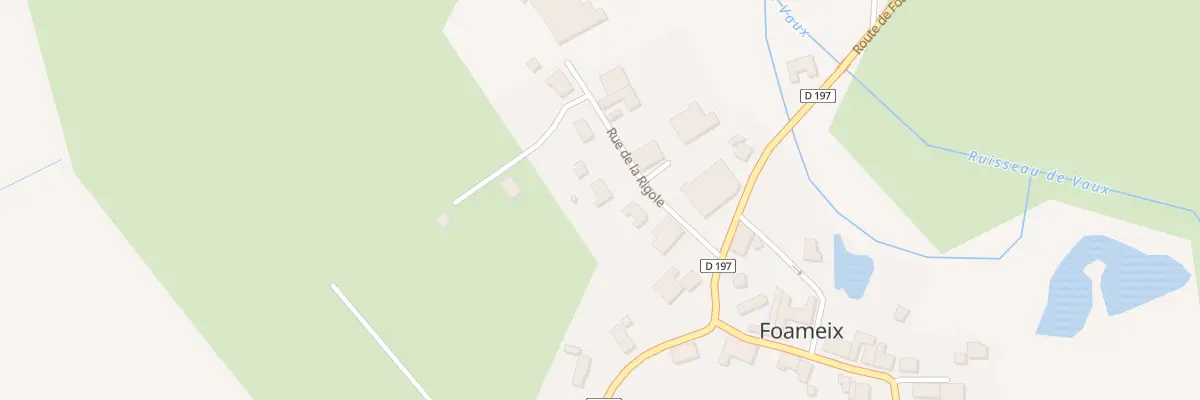 Plan du 3 Rue de la Rigole à Foameix-Ornel