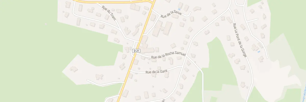 Plan du 45 Rue de la Roche Samuel à Brénod