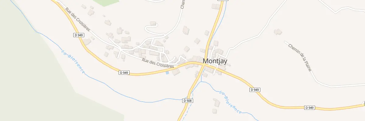 Plan du 5106 Le Village à Montjay