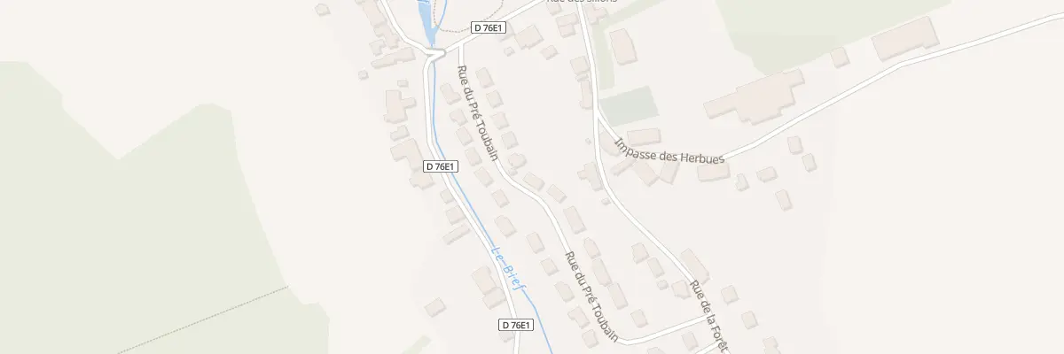 Plan du 11 Rue du Pré Toubain à Éclans-Nenon