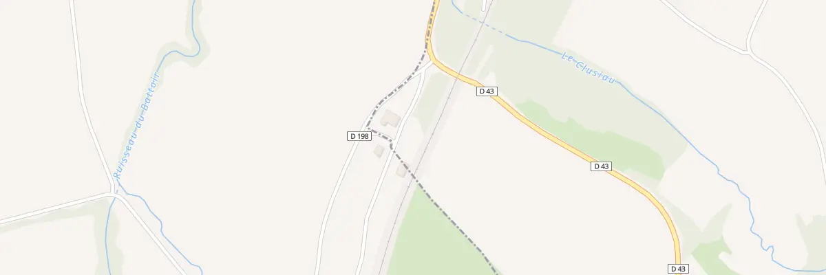 Plan du 800 Rte de la Gare à Passenans