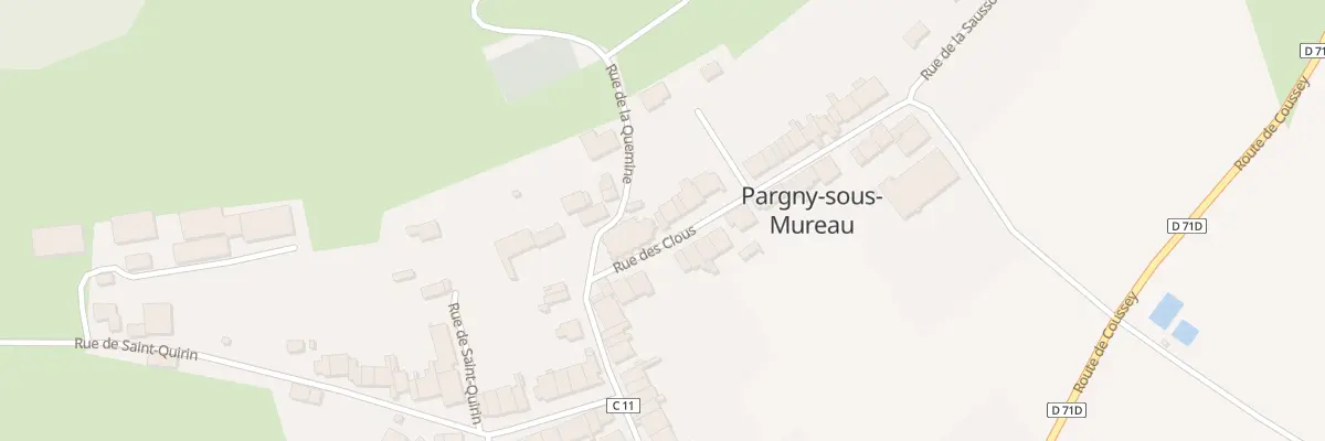 Plan du 1 Rue des Clous à Pargny-sous-Mureau