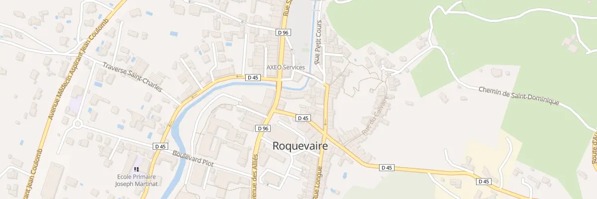 Plan du 5216F Rue Valladet à Roquevaire