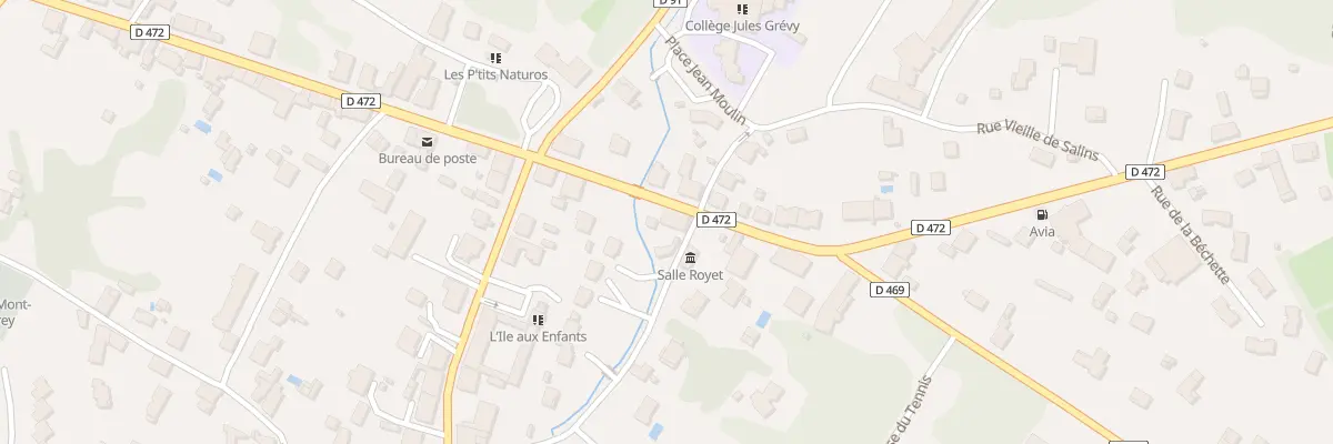 Plan du 6 Rue du General Grevy à Passenans