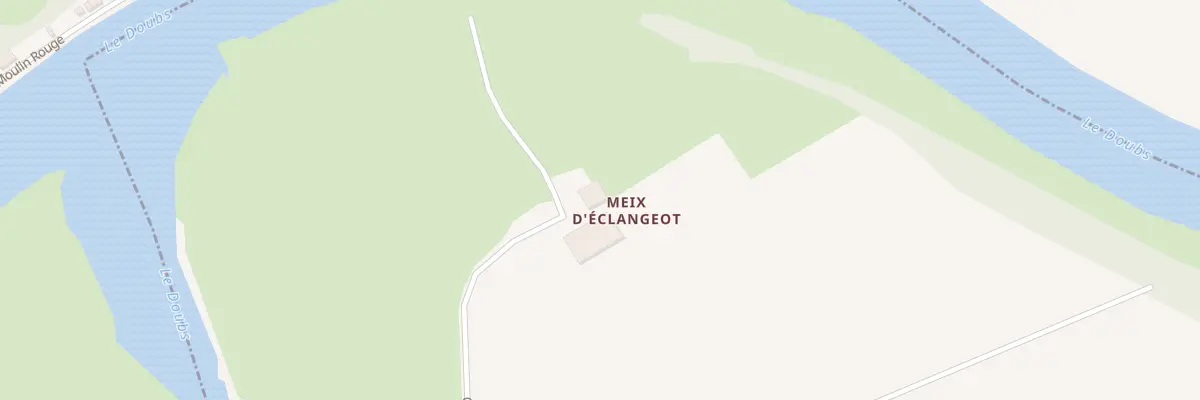 Plan du 4 Che du Bac à Éclans-Nenon