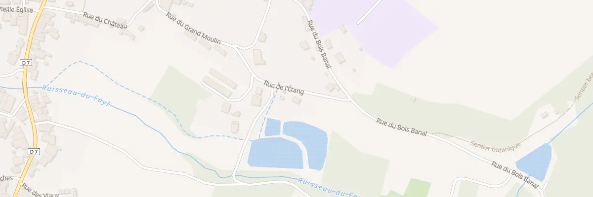 Plan du 2 Rue de l’Etang à Fayl-Billot