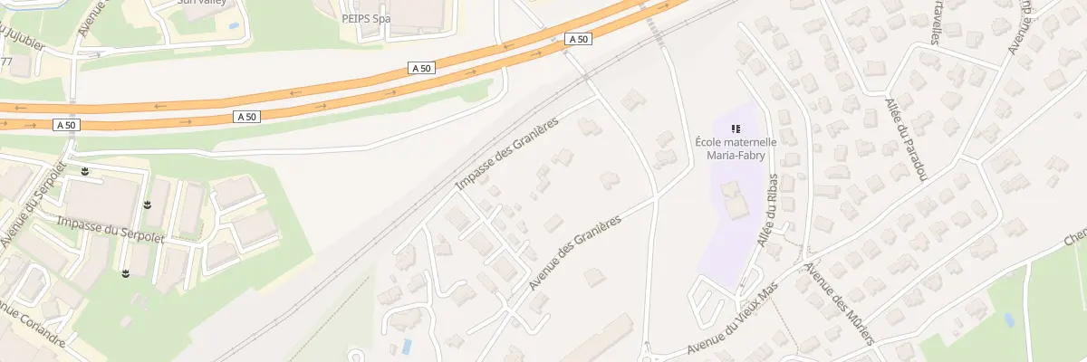 Plan du 9001 La Plaine Brunette Sud à La Ciotat