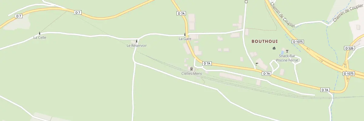 Plan du 5027 La Gare à Clelles