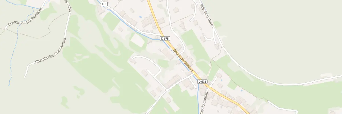 Plan du 880 Rte de Genève à Revigny